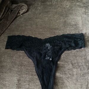 Black Lace Thong